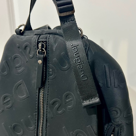 NWOT Desigual Black Embossed Backpack main image 12